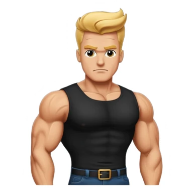 johhny bravo cartton network sticker