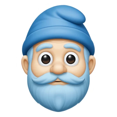 grandfather smurf  sticker