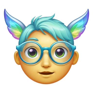 glasses with fae sticker