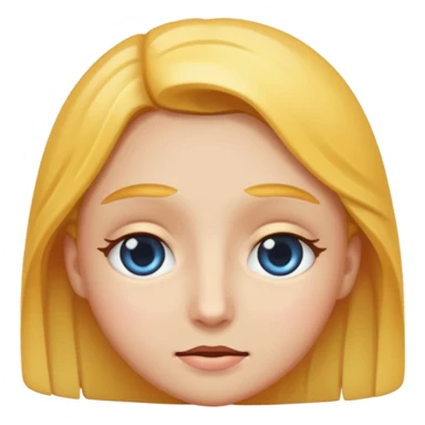 so like a sad face 🥺 and mix of this☺️ and this😔, like someone is sad because you ignore them but they have that cute smiley face with watery but not watery eyes and you cant say no to them, but make it classic emoji not woman or man emoji sticker