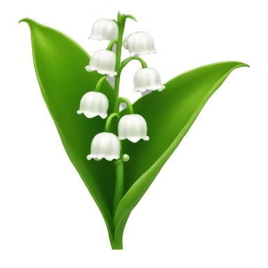 Lily of the valley flower  sticker