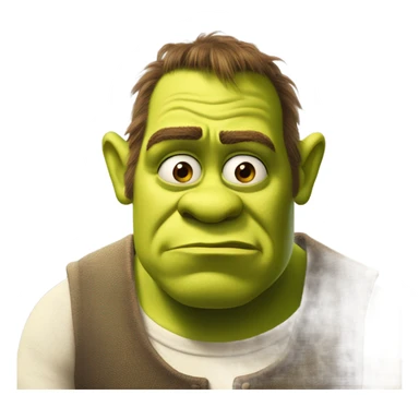 Sad Shrek sticker