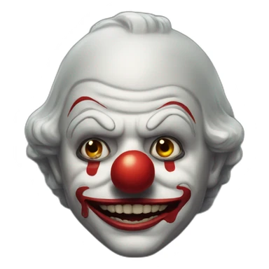 clown d'horreur sticker