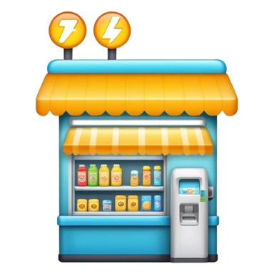 convenience store light  sticker