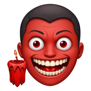 Vampiro pegando fogo sticker