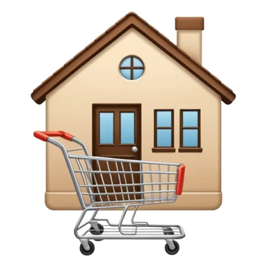 generate a emoji for my app for -home, account, cart, and tag. Note that use only lines without background sticker