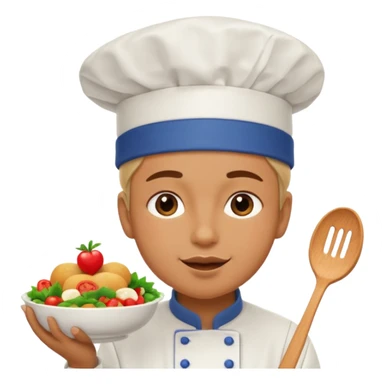 Chef’s kiss happy with food sticker