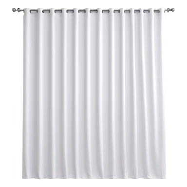 industrial white curtain sticker