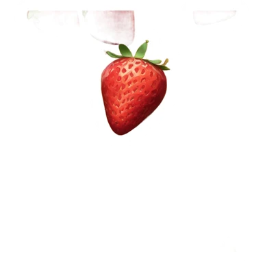 waffles with strawberries and cherries sticker