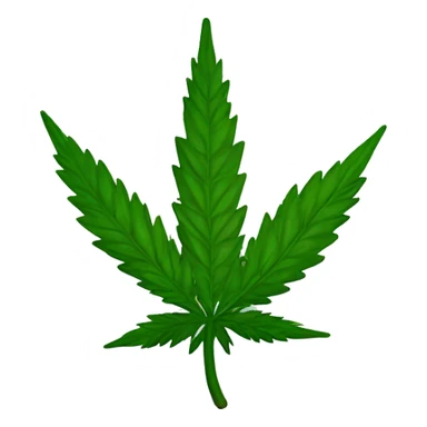 Marijuana plant   sticker