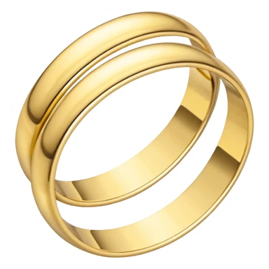 2 wedding bands white gold, one band is yellow gold  sticker