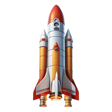  Cinematic Realistic Rocket Launch – A powerful, fiery scene of a massive rocket lifting off, its engines producing a bright, billowing inferno. The metallic body gleams in the sunlight, with intricate paneling and realistic textures bringing out its engineering marvel. Thick clouds of smoke and steam rise as it ascends into the sky. sticker