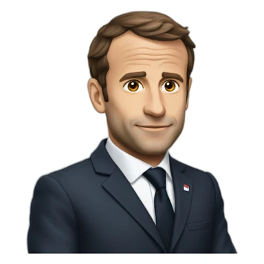 Macron fait dodo sticker