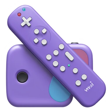 lavender purple wii remote sticker