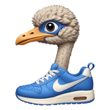  ostrich-in-sneakers sticker