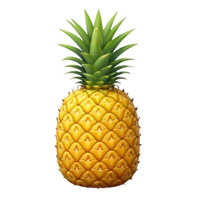 cut pineapple sticker
