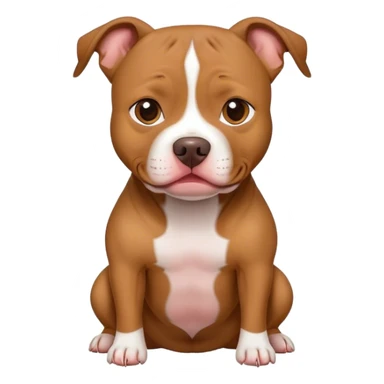 Pit bull dog  sticker
