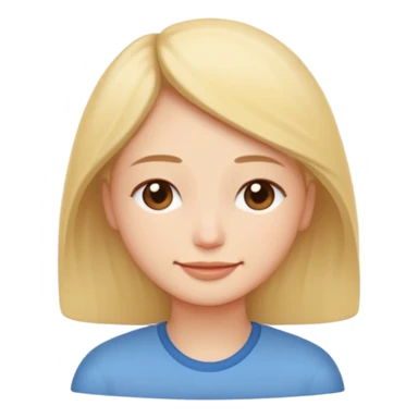 A simple emoji-style character with a gentle, soft smile and eyes peacefully closed from kindness and warmth, minimal design, rounded face, clean lines, friendly and calm expression, modern emoji style, transparent background. sticker
