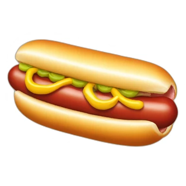 hotdog shaped car sticker