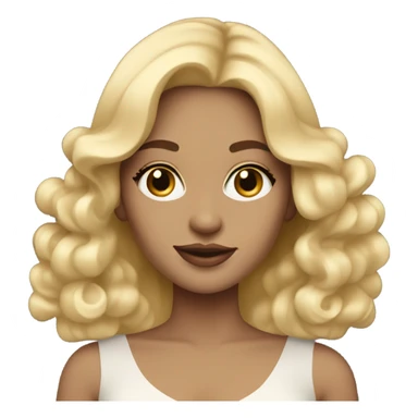 Blonde Girl with long hair in high society in New York  sticker