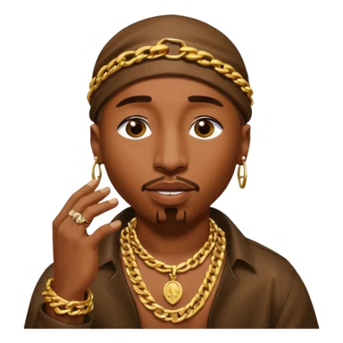 tupac qui chante sticker