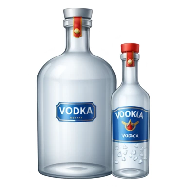 A case of vodka sticker