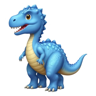 light blue 공룡 sticker