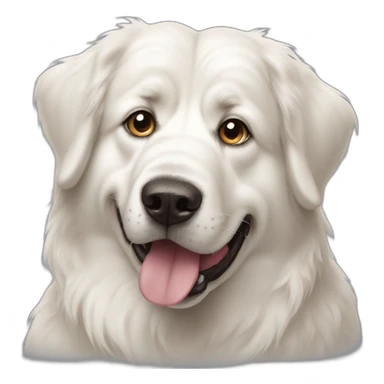 Pyrenees mountain dog White pirate sticker