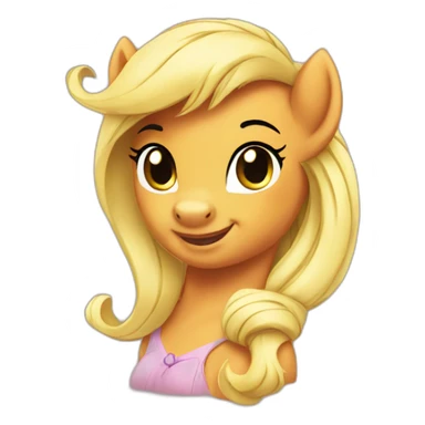 Applejack my little pony sticker