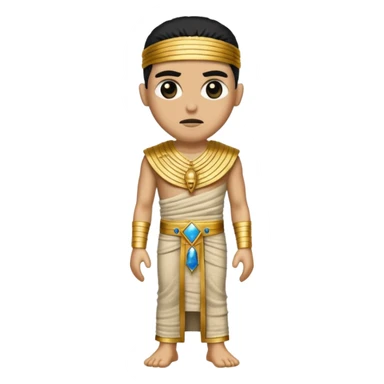 Imhotep The Mummy from Universal Monsters with beige sequin outfit sticker