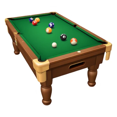 Pool table sticker