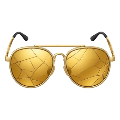 Sunglasses broken sticker