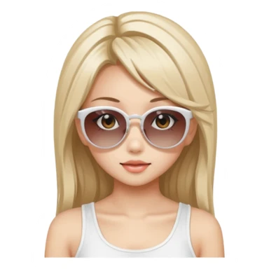 Aesthetic Gyaru Summer Girl sticker