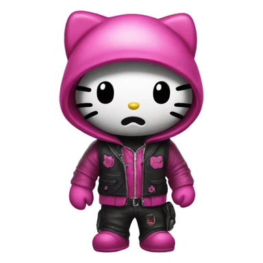 Hello kitty anarchy sticker