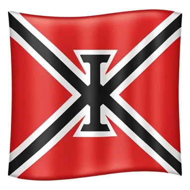 Emoji of the nazi germany flag sticker