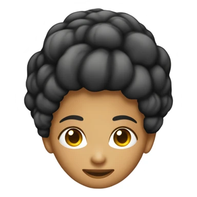 Mulher morena iluminada cabelo cacheado Secretária executiva sticker