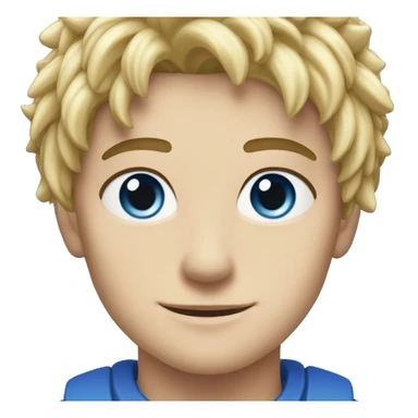 Gojo satorue, cheveux blanc, yeux bleu sticker