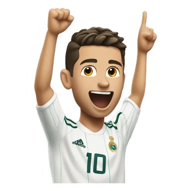 cristiano siuu celebration sticker