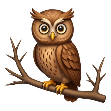 Owl sticker