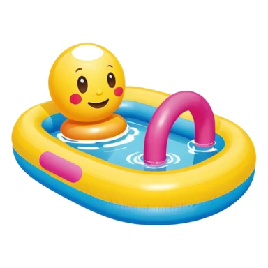 pool toy sticker