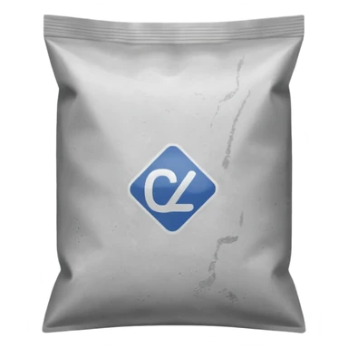 cement powder square bag sticker