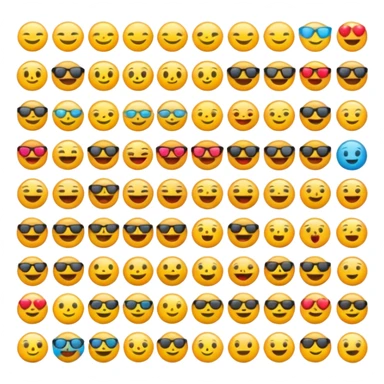  Colagem emoji astheric  sticker