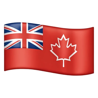 Canadian Red ensign flag sticker