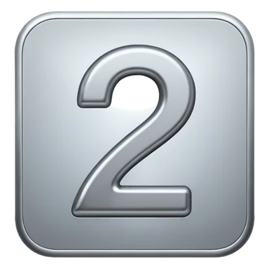 NUMER ONE IN SILVER sticker