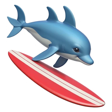 surfing dolfin sticker
