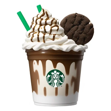 Star bucks cookie crumble frapp sticker