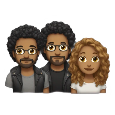 polyamorous rock band sticker