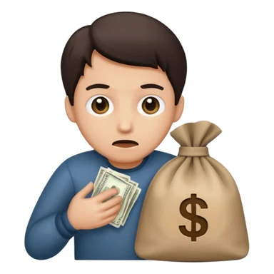 Robbery  the money not pistole sticker