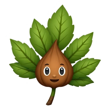 Trevo de quatro folhas com boi no meio sticker