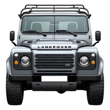 New Landrover Defender 110 in Carpathian Grey with gloss black accents sticker